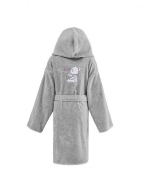 Peignoir en éponge Baby bear gris 2 ans